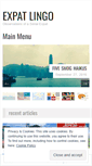 Mobile Screenshot of expatlingo.com